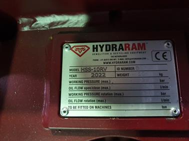 Hydraram HSS10RV Scrap/Steel Shear image 8
